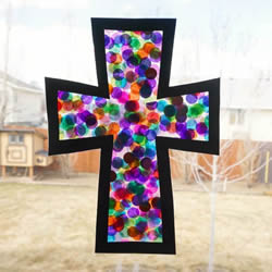 复活节手工:幼儿园手工制作十字架装饰教程